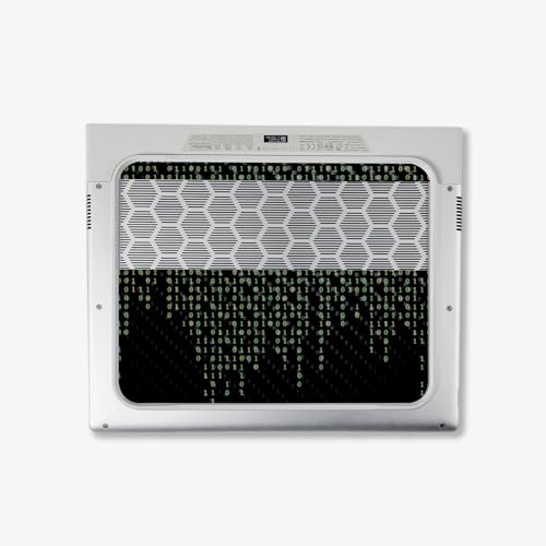 Image of MightySkins Carbon Fiber Skin Compatible with Alienware X14 R2 (2023) Full Wrap Kit - Red Pill | Protective, Durable Textured Carbon Fiber Finish | Easy to Apply & Change Styles | Made in The USA