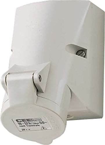 Mennekes Wanddose 2675 16A,5p,1h,>50V,IP44 CEE-Steckdose 4015394015963