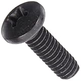 18-8 Stainless Steel Pan Head Machine Screw, Black Oxide Finish, Meets MS-51957, #2 Phillips Drive,...