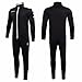 KELME Men's Tracksuits, Sportswear, Top and Bottom Set, Jacket & Long Pants, Casual Training Wear, Athletic Workout Shirt Black X-Large