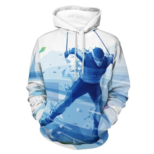 Hoody Sweatshirt Pull Homme Femme - Sweat à Capuche Manche Longue Raie Taille S