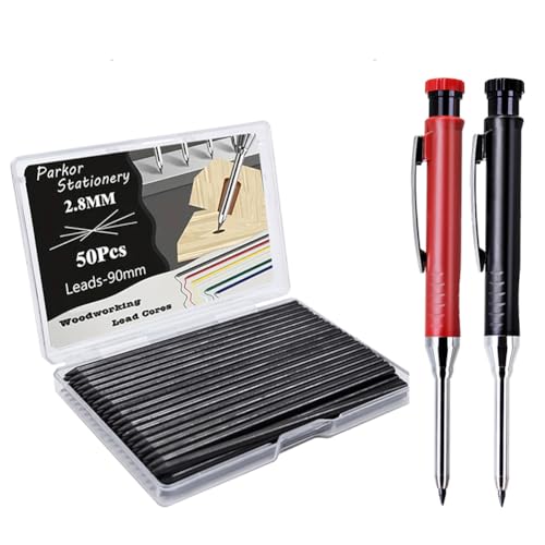 Lápiz carpintero MROOFUL 2.8mm con recambios miniatura 1