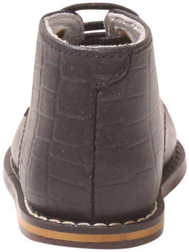 Josmo Infant Kids Boy's-Girl's First Walker Oxfords Black Crocodile Sz: 34