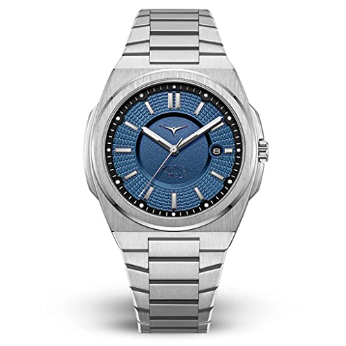 Montre Homme ZINVO Rival Marine en Verre Saphir et Acier Argenté