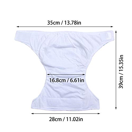 HahaGo Baby Stoffwindel waschbar wiederverwendbare Windeln All-in-One-Taschenwindel für die meisten Babys und Kleinkinder (4PCS, Orange Fox Muster)