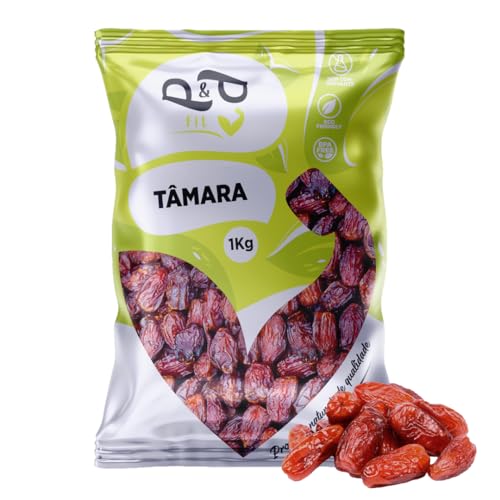 Tâmara Premium Seca e sem caroço - Bom para o intestino, rico em fibras - P&P (1Kg)