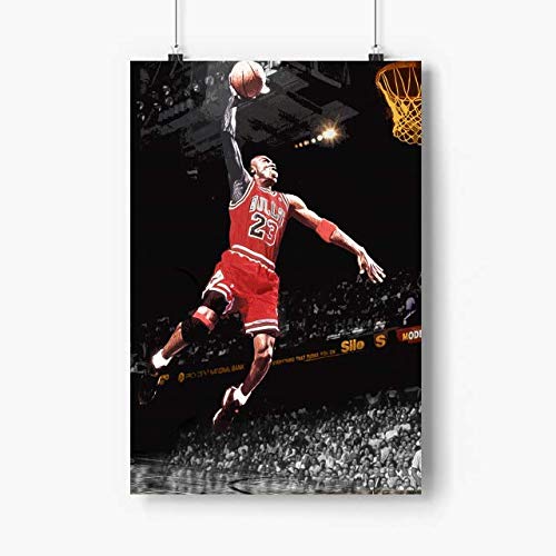 Lilian Ralap Jordan G.o.a.t 23 - Vintage Jordan Chicago 23 Poster PaperMichael-Jordan Jordan Poster N0.1296 - Wall Posters Paper, Holidays Husband Gift, Grandson Gift Poster, Holiday Son Gift