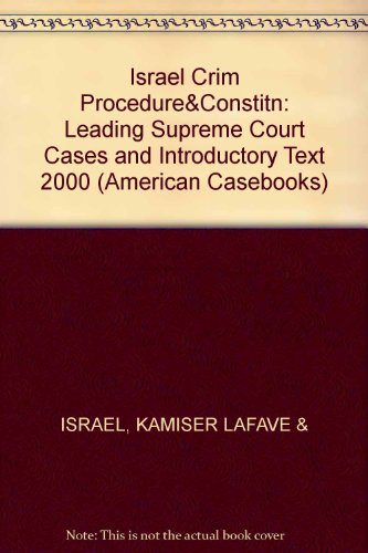 Criminal Procedure and the Constitution 2000 0314247475 Book Cover
