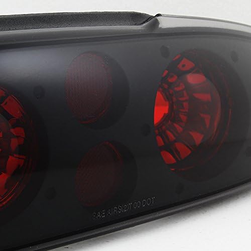 AKKON - For 1993-2002 Chevrolet Camaro Driver + Passenger Black Smoked Replacement Tail Lights Tail Lamps Pair