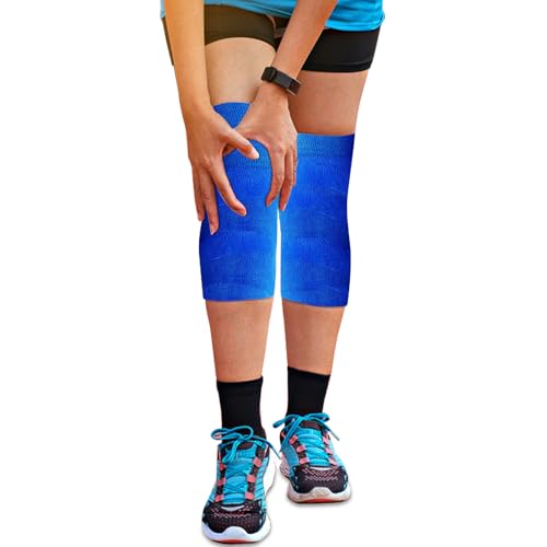 Ice Pack Ice Tape Self Sticking Bandage Wrap No Refrigeration NeededIce Wrap Instant Cold Compress Compression Tape Wrap Athletic Muscle Tape Athletic Tape for Pain and Swelling: Blue