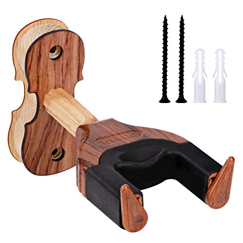 Support Mural pour Violon, Crochet de Cintre avec Verrouillage Automatique, Accroche de Ukulélé Mandoline en Bois dur… - Les Beatles, Paul McCartney, John Lennon, RIngo Starr, George Harrison Support Mural pour Violon, Crochet de Cintre avec Verrouillage Automatique, Accroche de Ukulélé Mandoline en Bois dur…