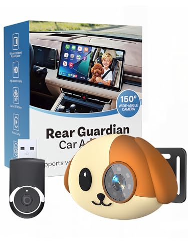 Wireless CarPlay Baby Car Camera for iPhone 1080P Rear Seat Baby Monitor with Night Vision No Screen Needed Plug & Play Adapter Split Screen 150 Wide Angle Fits Factory Wired CarPlay Cars