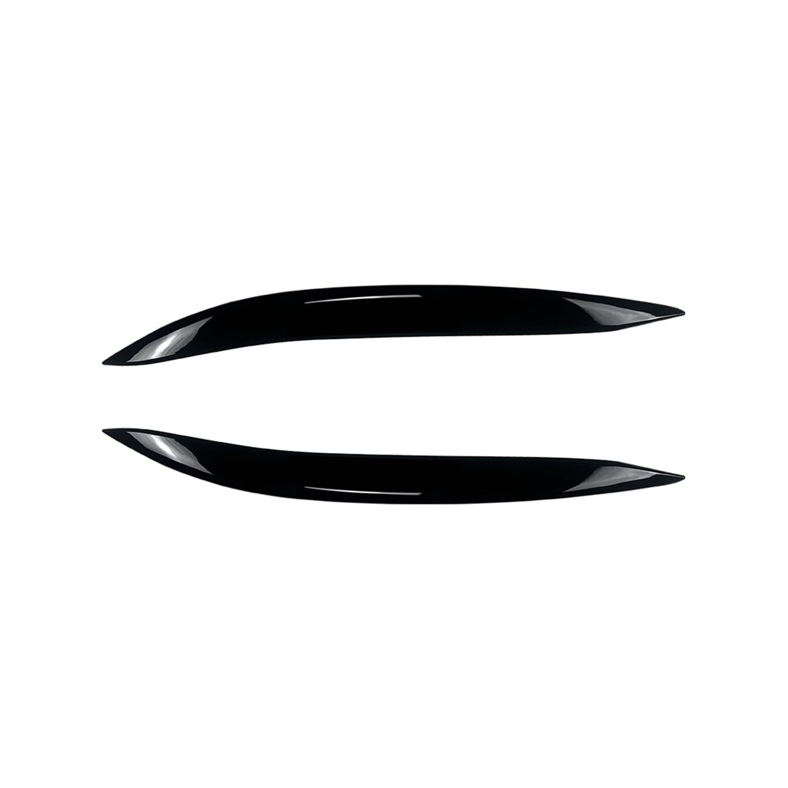 Frontscheinwerfer Augenlid Augenbrauen Trim für BMW F70 F74 2024-2025 Schwarz