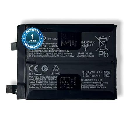 Image of Original B-R8 Battery for Vivo IQOO 8 (2175mAh) Battery with 1 Year Warranty**(SEPHY78)