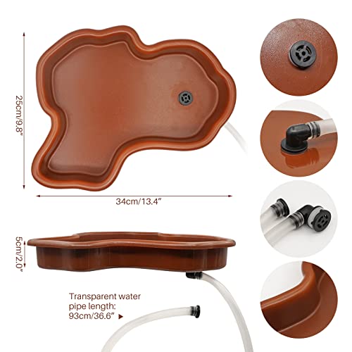 Svauoumu Abbeveratoio per Tartarughe, Vasca per