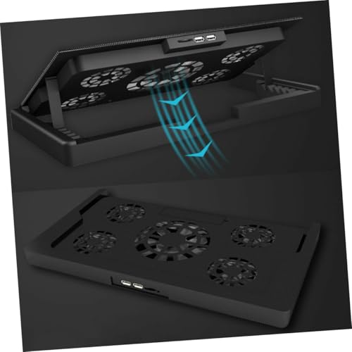 Base de enfriamiento para laptop NOLITOY con 5 ventiladores USB miniatura 5