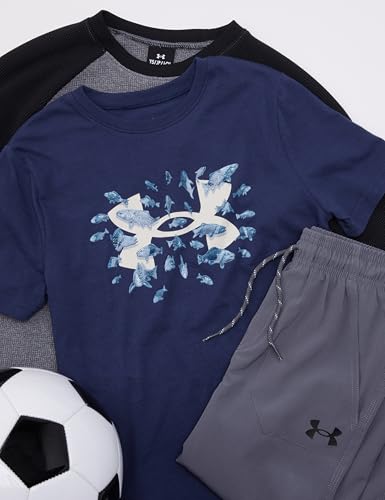 Image of Under Armour Boys' Short Sleeve Graphic T-Shirt, Soft & Comfortable, Outdoor Collection