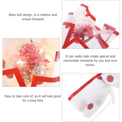 Ramo decorativo de flores artificiales con luces, tamaño mediano miniatura 3