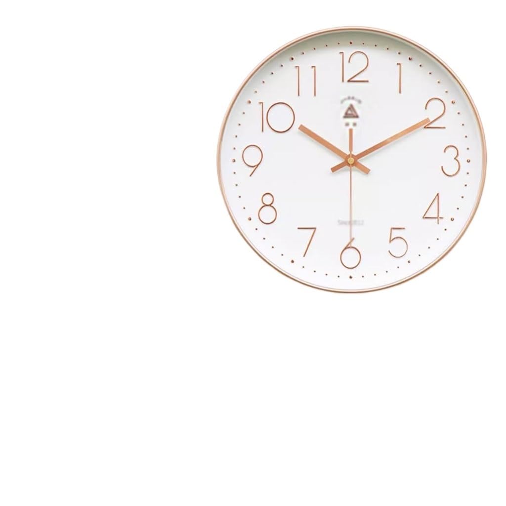 EINES Clock Wall Clock Living Room Home Silent Clock Wall Hanging Quartz Clock Wall