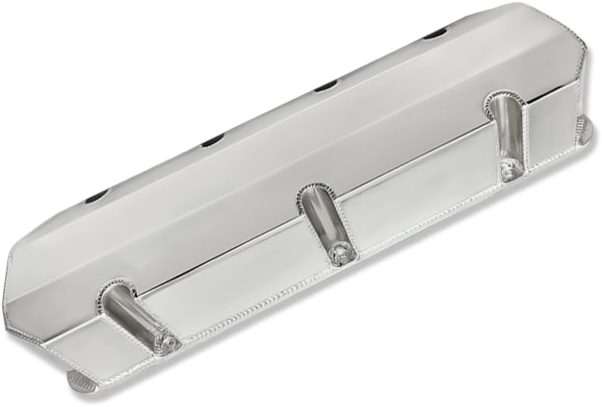 Tall Fabricated Valve Covers for Chevy BBC 396 402 427 454 502 1965-1995 Polished Aluminum No Hole