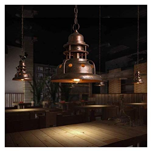Vintage hanglamp plafond opknoping lamp retro e26 ijzeren metalen industriële lamp armaturen voor keuken thuis… - Afbeelding 3