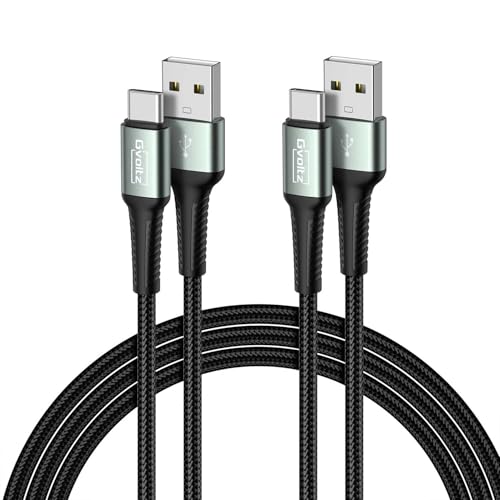 USB A to USB C Cable 6.6Ft-2Pack Gvoltz USB C Charger Cable for iPhone 17,16,15 Series Samsung S25,24,23, Android Auto, Motorola, Huawei, Xiaomi, LG, Xbox, PS5 etc, 3A USB to USBC Fast Charging Cord