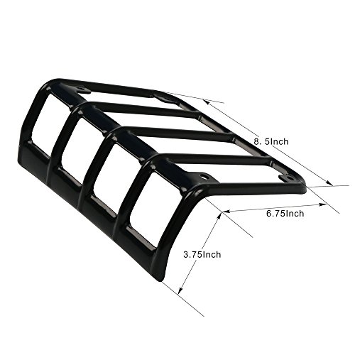 image for Xprite Tail Light Covers Compatible with 2007-2018 Jeep Wrangler JK & 