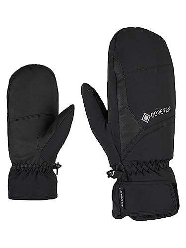 Ziener Garwel GTX Mitten Glove Alpine Ski-Handschuhe/Wintersport | Wasserdicht, Atmungsaktiv, Black, 9.5