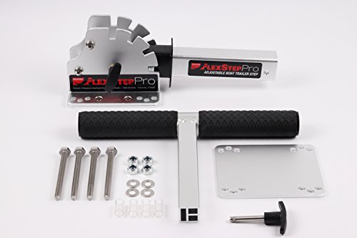 Megaware Keelguard Flexstep Pro Adjustable Boat Trailer Step - Attaches To Trailer Frame, Adds Additional Entry Point, 16 Adjustable Positions, Detaches, Step Up & Quickly Grab Items In Your Boat #TOP6