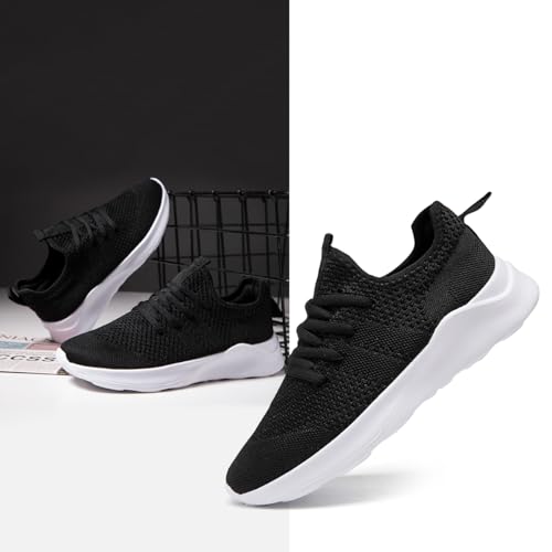 Image of Womens Walking Sneakers Lightweight Comfortable Fashion Gym Running Shoes Non Slip Workout Tennis Shoes
