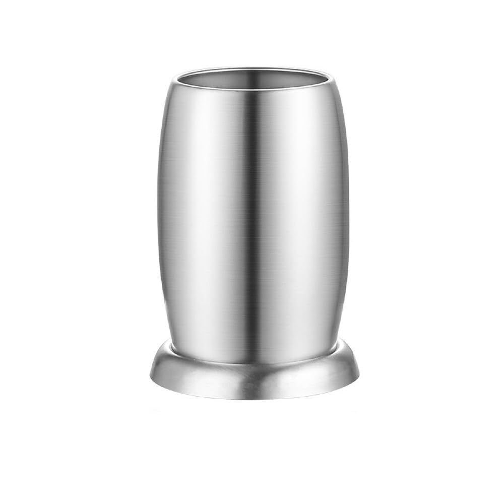 WDWDW Toothpicks Dispenser Toothpick Box Automatic Holder with Click Lock Stainless-Steel Cotton Swab Organizer Table