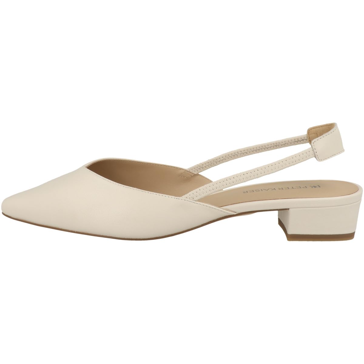 Peter Kaiser Damen - Peeptoes & Slingpumps 7944 in weiß Glattleder
