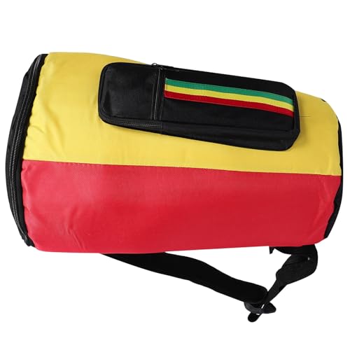 Sac pour tambour africain 10 pouces en toile Oxford imperméable avec doubles bretelles