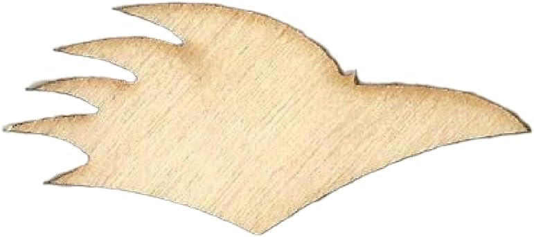 Roadrunner Unfinished Wood Pieces, 3 PCs Birch Sheets 1/8 WC-1142 Unique Unpainted Smooth Surface Unfinished Laser Cutout Plywood Wood Sheets Shapes for Crafts 4