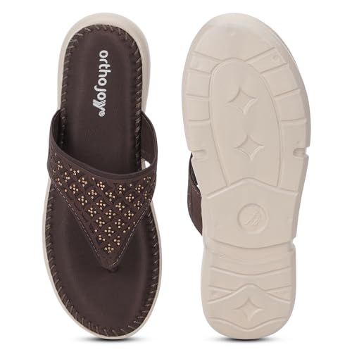 Image of ORTHO JOY doctor Fancy Slipper for women || Orthopedic Women's Fancy Sandal For Women