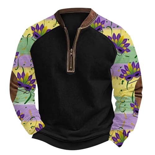 Generisch Sudadera con capucha para hombre de anime, con cremallera y cuello redondo, informal, festival, divertida, sudadera con capucha (A, L)