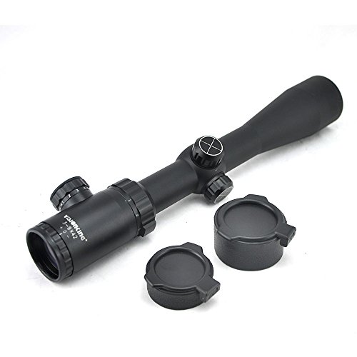 Visionking Rifle Scope 3-9X42 Fl Riflescope 30 Mm Illuminated Red/Green Mil Dot Riflescopes Color Black With Mount Ring #TOP1