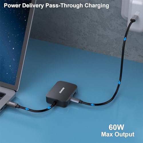BENFEI USB C HUB 4in1, USB Type-C to HDMI VGA Adapter,USB C to USB Adapter by BENFEI - Used condition - Image 7