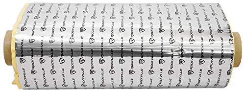 Rockville Rm50Rt-S Rockmat 50 Sqft Butyl Rubber Sound Deadener Bulk Car Kit - Silver #TOP7