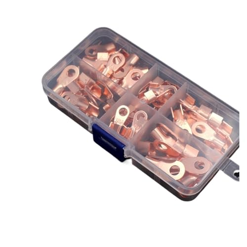 Terminales de cable de cobre desnudo tipo OT | Kit de 160 terminales de ojo 2
