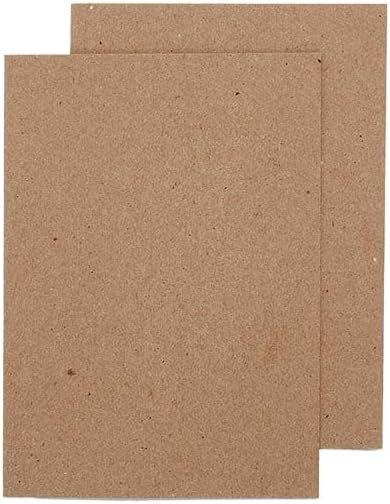 Small Chipboard Sheets - 5" X 7" - .022 - Kraft - Bundle 1286 - .022 Thick | Quantity: 1286