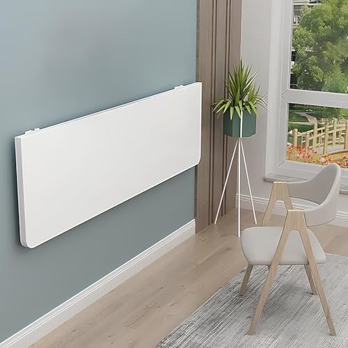 Bureau mural flottant pliable pour ordinateur portable - Table gain de place