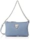 PLEIN SPORT Unisex Pouch ANA Handtasche, Light Blue