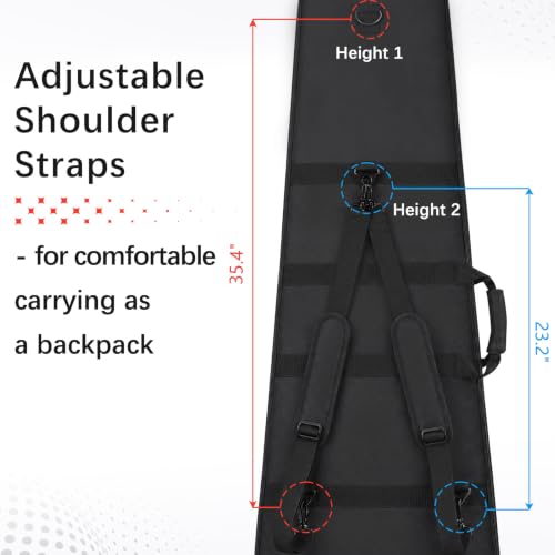 GOGHOST Electric Guitar Gig Bag 0.6" Thick Foam Padded Water-Resistant by GOGHOST - Used condition - Image 5