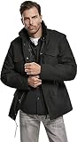 Brandit Men's M-65 Classic Field Jacket, Black - Premium, Large