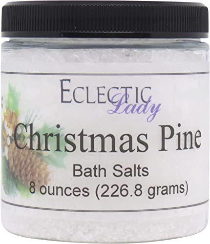 Christmas Pine Bath Salts by Eclectic Lady, 8 ounces