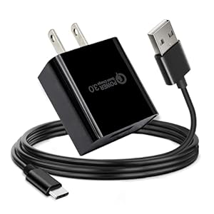 10ft Fast Charger Power Adapter for Switch Home & Travel Power Fast Charger USB C Charge Cable Cord Wire & AC Adapter Compatible with Nintendo Switch Lite USB Type C Charging Cable