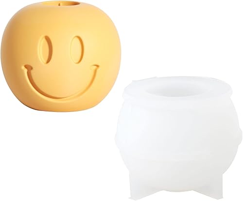 Boowan Nicole Moldes de silicona para candelabros de silicona para decoración casera hecha a mano