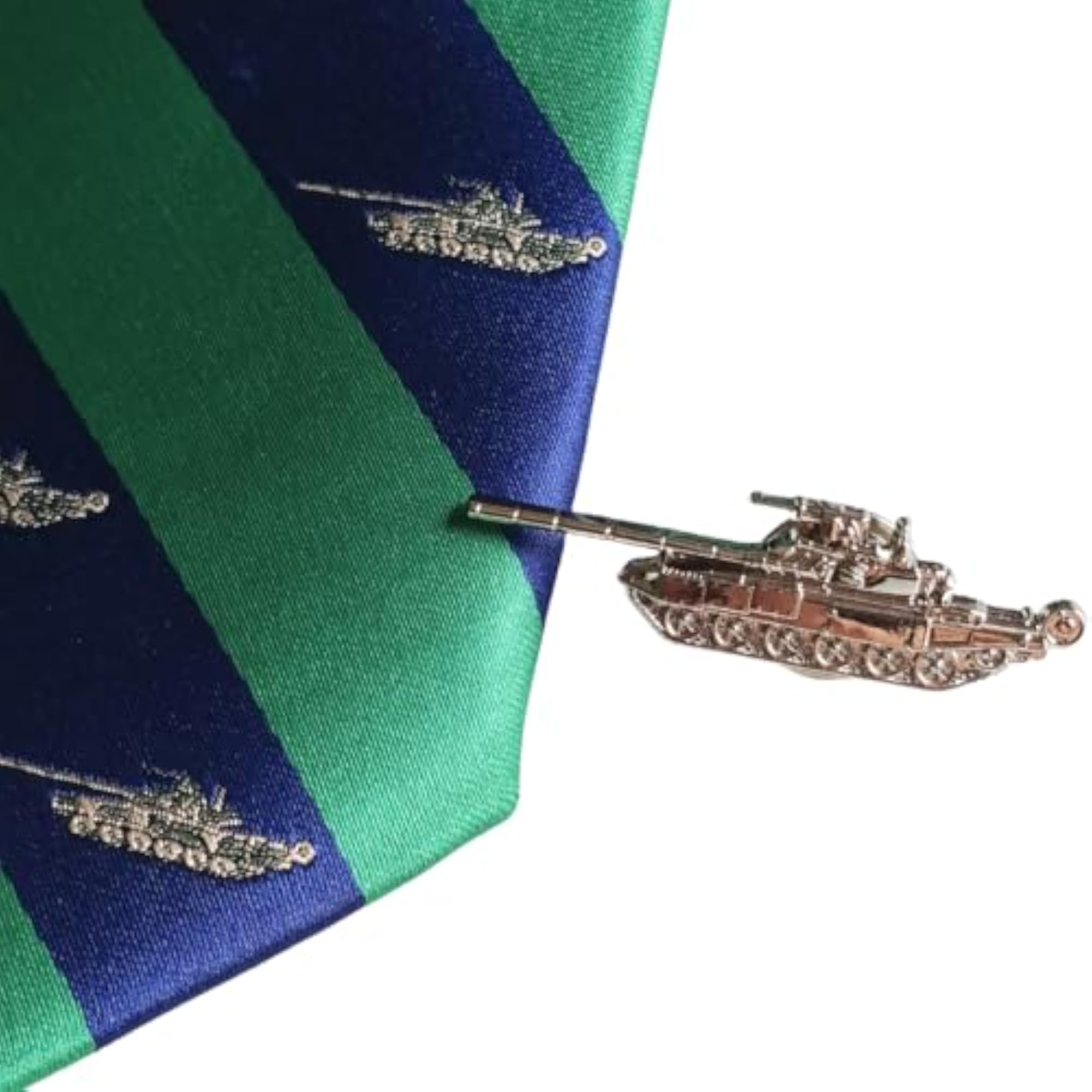 Men's T-90 Battle Tank Lapel Pin & Tie Tack, Military Design