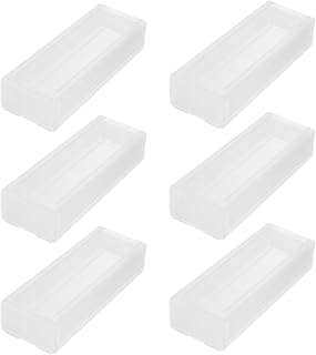 6pcs 5-Place Microscope Slide Storage Box with Tight Seal